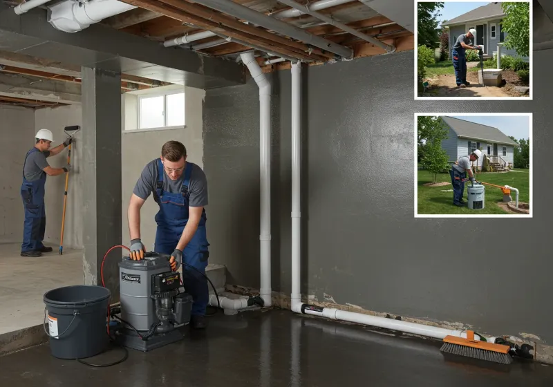 Basement Waterproofing and Flood Prevention process in Toast, NC